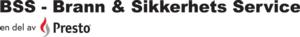 Logo for BRANN & SIKKERHETS SERVICE; En del av Presto